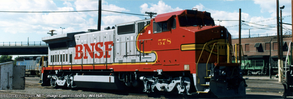 BNSF B40-8W 578